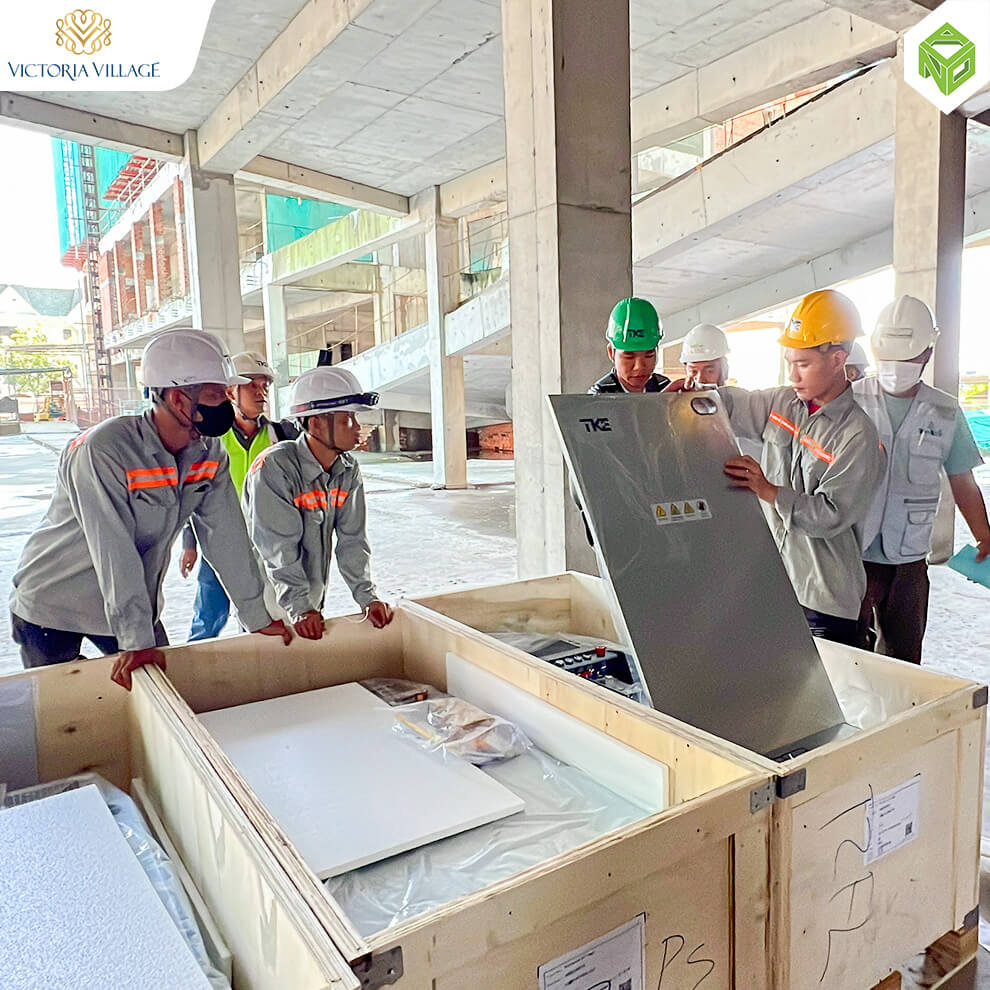 Victoria Village sẵn sàng lắp đặt thang máy hành khách